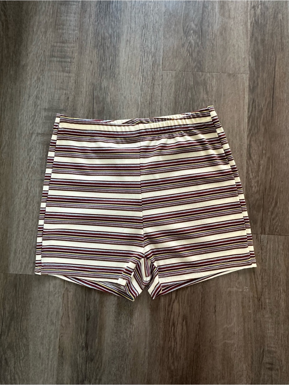 Striped High-Rise Women’s Shorts